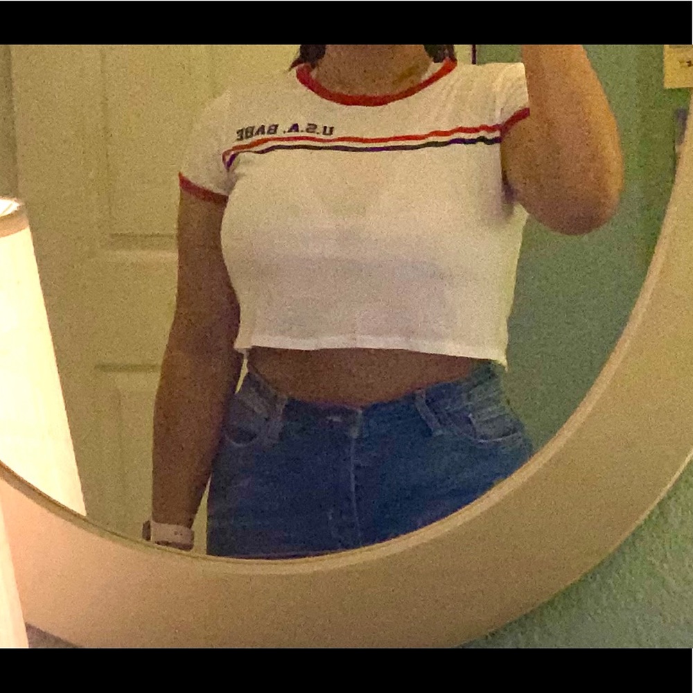 USA crop top
